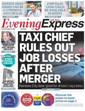 Cover of Evening Express (Extra Edition)