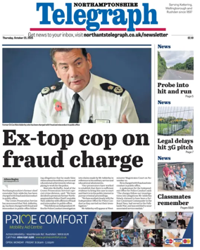 Cover of Northants Evening Telegraph