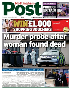 Cover of Nottingham Post