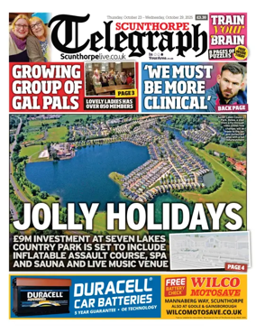 Cover of Scunthorpe Telegraph