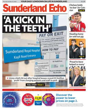 Cover of Sunderland Echo