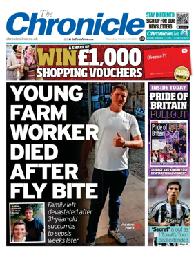 Cover of The Chronicle (South Tyneside and Durham)