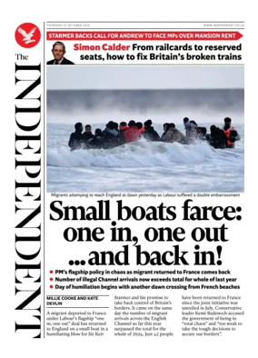 Cover of The Independent