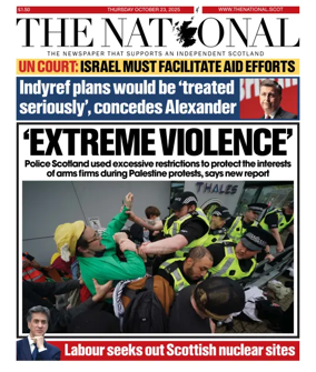 Cover of The National (Scotland)