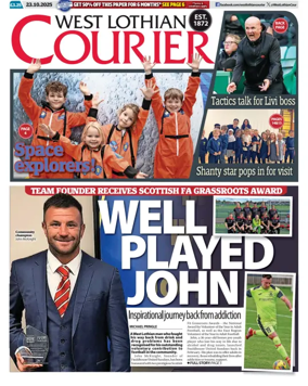 Cover of West Lothian Courier