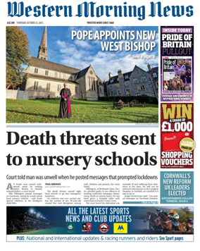 Cover of Western Morning News