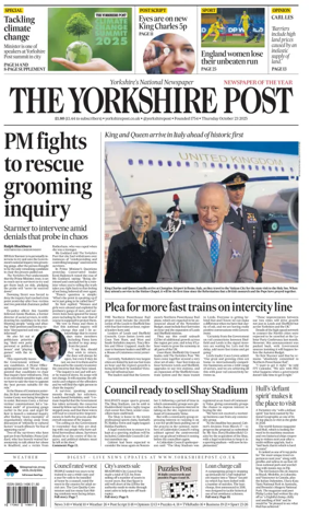 Cover of Yorkshire Post