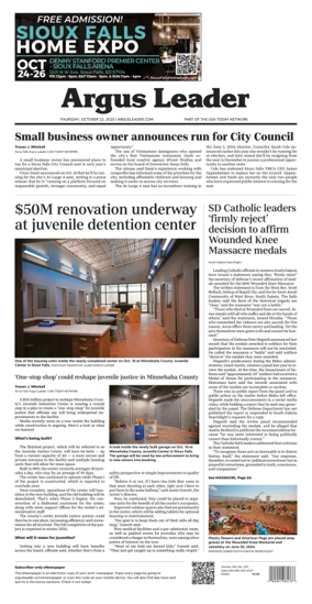 Cover of Argus Leader