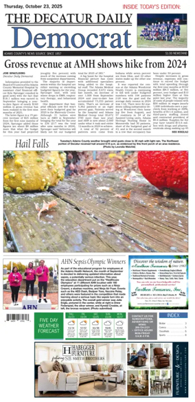 Cover of The Decatur Daily Democrat