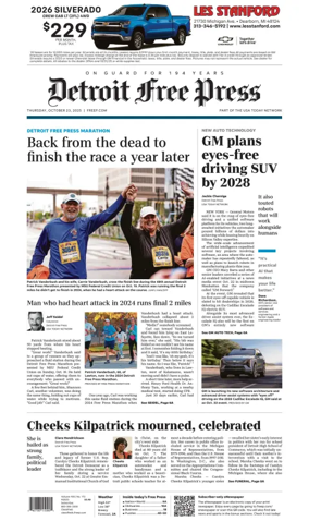 Cover of Detroit Free Press