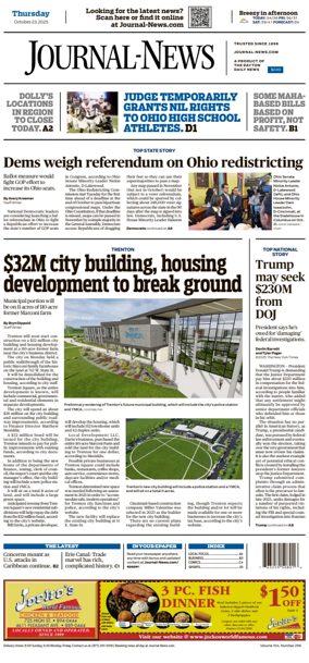 Cover of Hamilton Journal News