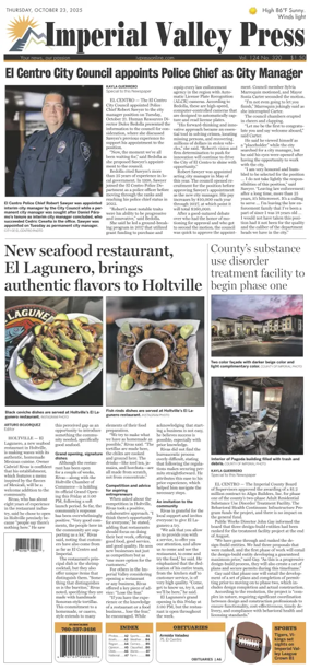 Cover of Imperial Valley Press