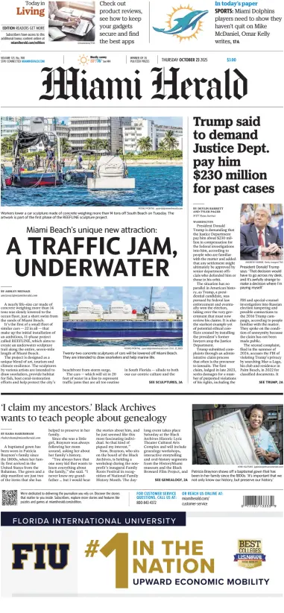 Cover of Miami Herald