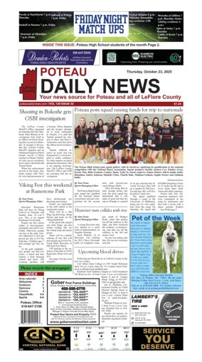 Cover of Poteau Daily News