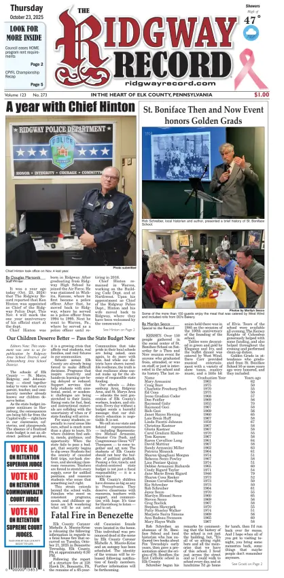 Cover of Ridgway Record