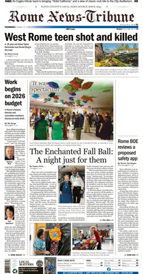 Cover of Rome News-Tribune