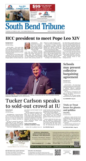 Cover of South Bend Tribune