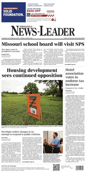 Cover of Springfield News-Leader