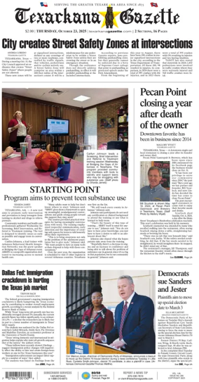 Cover of Texarkana Gazette