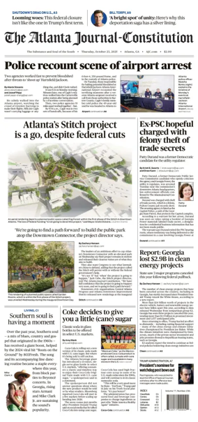 Cover of The Atlanta Journal-Constitution