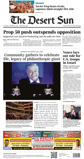 Cover of The Desert Sun