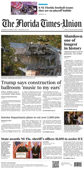 Cover of The Florida Times-Union