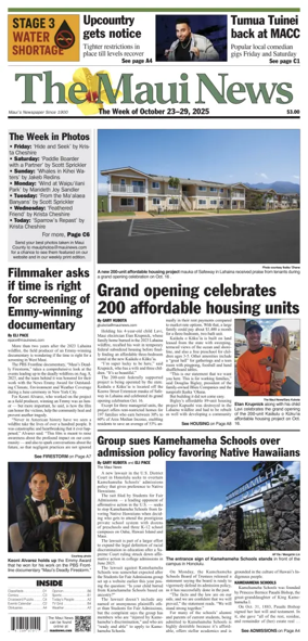 Cover of The Maui News - Weekender