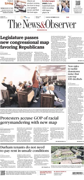 Cover of The News & Observer