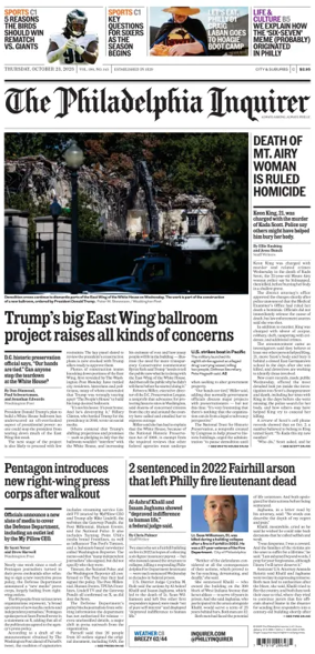 Cover of The Philadelphia Inquirer