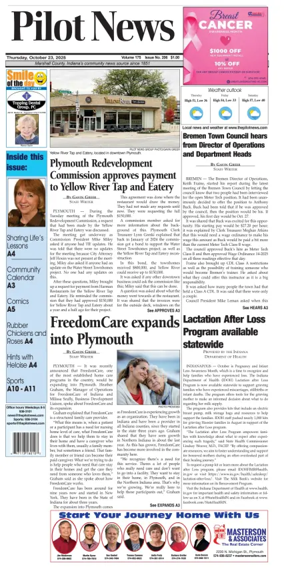 Cover of The Pilot News