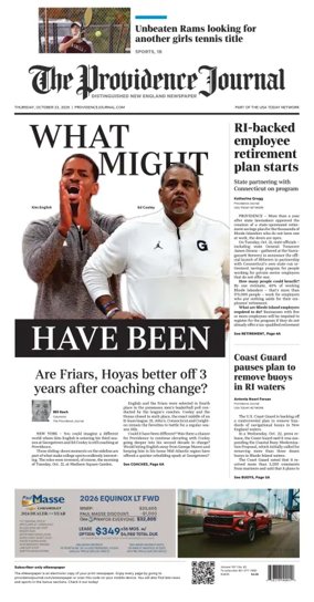 Cover of The Providence Journal