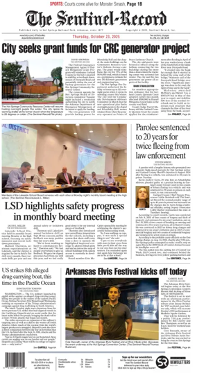 Cover of The Sentinel-Record