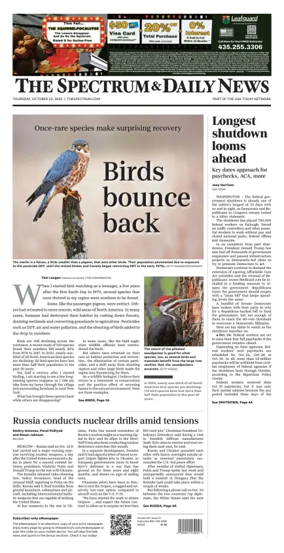 Cover of The Spectrum & Daily News