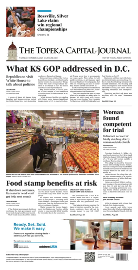 Cover of The Topeka Capital-Journal