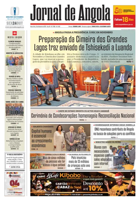Cover of Jornal de Angola