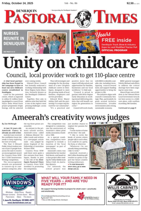 Cover of Deniliquin Pastoral Times