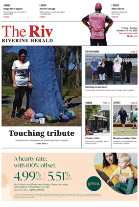 Cover of The Riverine Herald