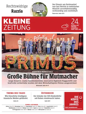 Cover of Kleine Zeitung Kaernten