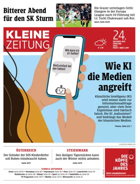 Cover of Kleine Zeitung Steiermark