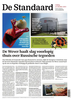 Cover of De Standaard