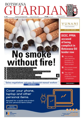 Cover of Botswana Guardian