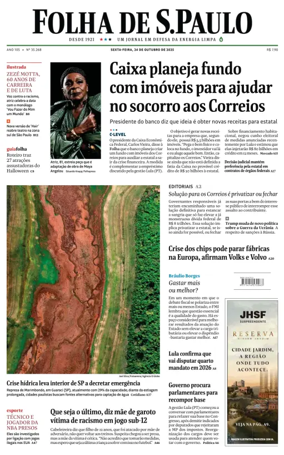 Cover of Folha De S.Paulo