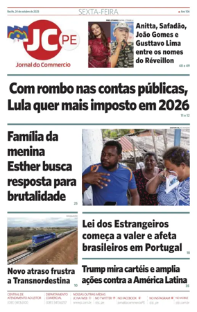 Cover of Jornal do Commercio
