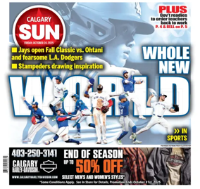 Cover of Calgary Sun