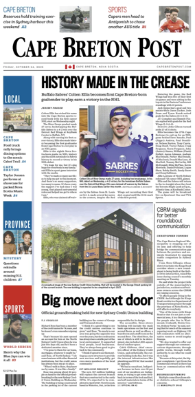 Cover of Cape Breton Post