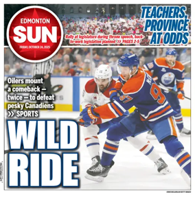 Cover of Edmonton Sun