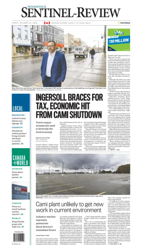 Cover of Sentinel-Review (Woodstock)