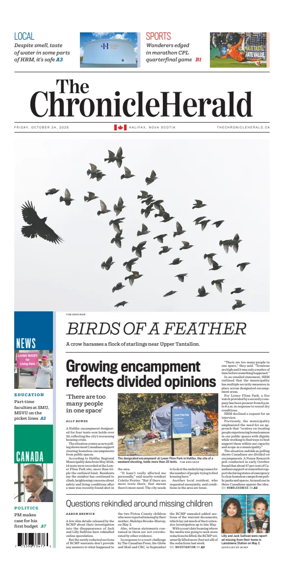 Cover of The Chronicle Herald (Provincial)