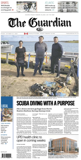 Cover of The Guardian (Charlottetown)