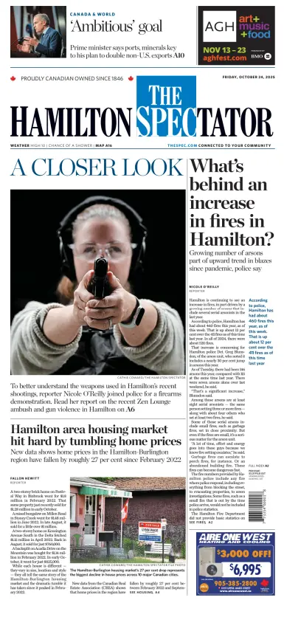 Cover of The Hamilton Spectator